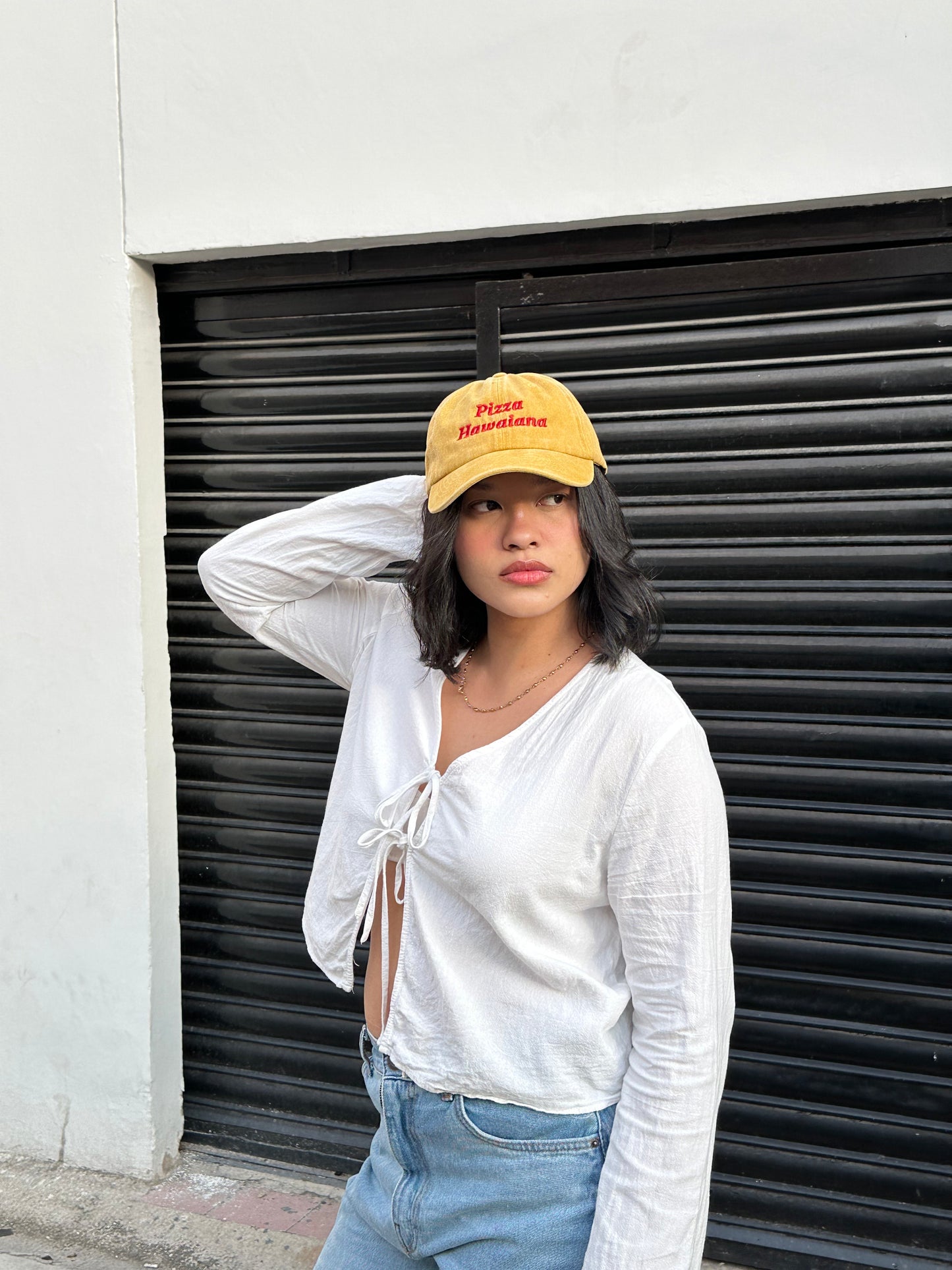 Gorra pizza hawaiana