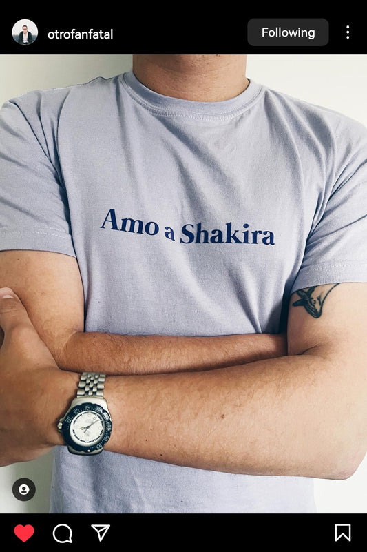 Camiseta Amo a Shakira